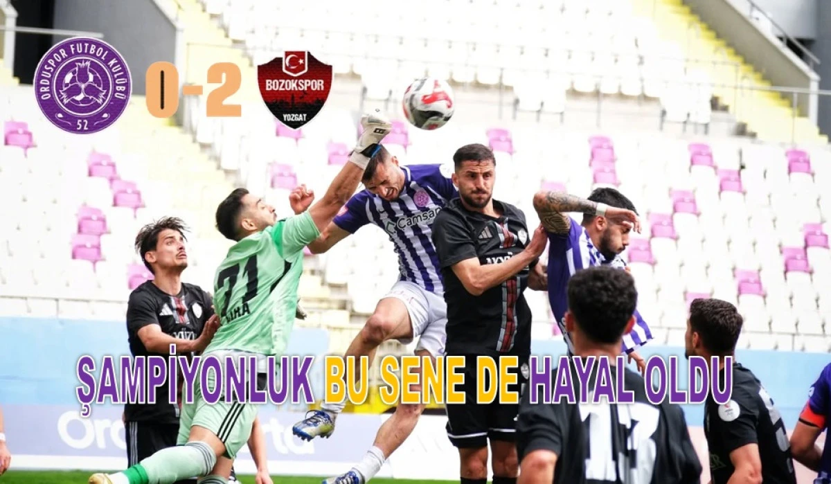 2. Lig Hedefindeki 52 Orduspor Evinde Yıkıldı: 0-2