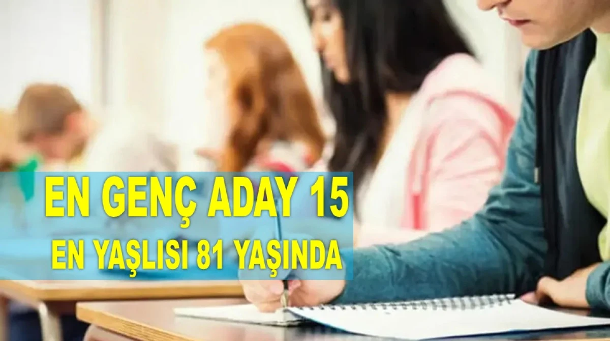 2,5 MİLYONDAN FAZLA ADAY GELECEĞİ İÇİN TER DÖKÜYOR