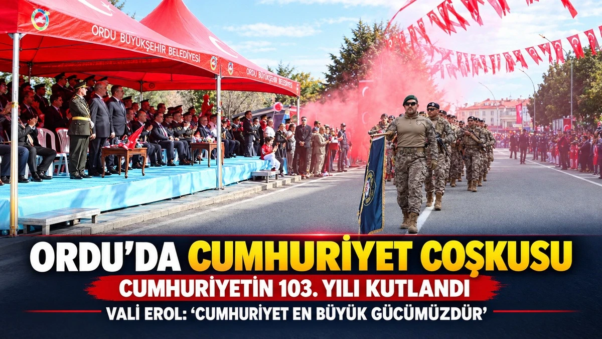 29 Ekim&rsquo;de Ordu Tek Y&uuml;rek: 103 Yıllık Gurur