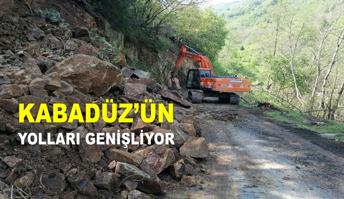 3 KM’LİK YOLDA YOL GENİŞLETME ÇALIŞMASI BAŞLADI