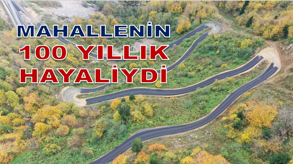3.1 KM'LİK MESUDİYE-AKPINAR YOLU ASFALTLANDI