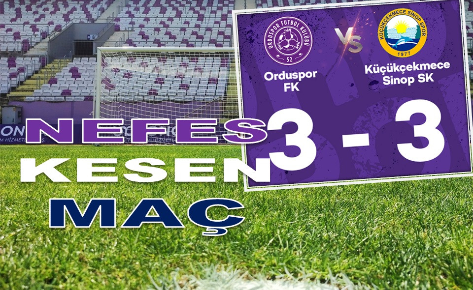 52 ORDUSPOR 1 PUANI SON ANDA KURTARDI