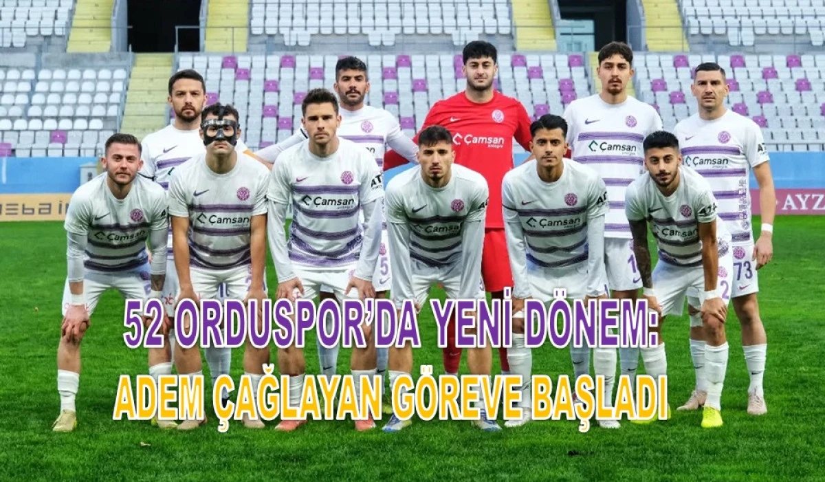 52 Orduspor, 2. Lig Hedefine Ulaşacağına İnanıyor