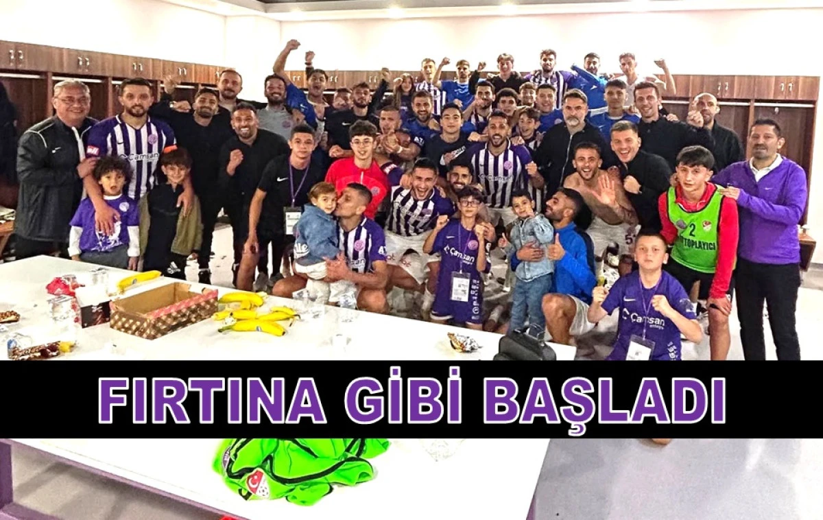 52 ORDUSPOR ÇAYELİ KARŞISINDA FARKA KOŞTU: 5-1