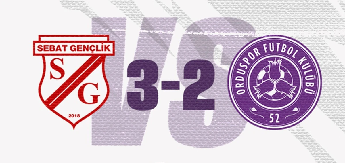 52 ORDUSPOR HEM İLK YENİLGİSİNİ ALDI, HEM LİDERLİĞİ KAYBETTİ