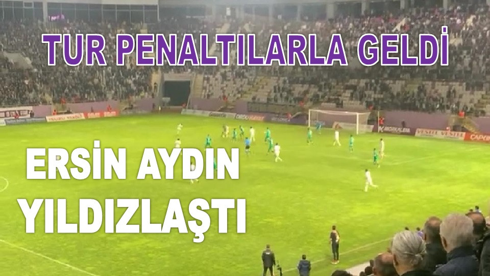 52 ORDUSPOR İNEGÖL KAFKAS'I PENALTILARLA GEÇTİ: 4-3