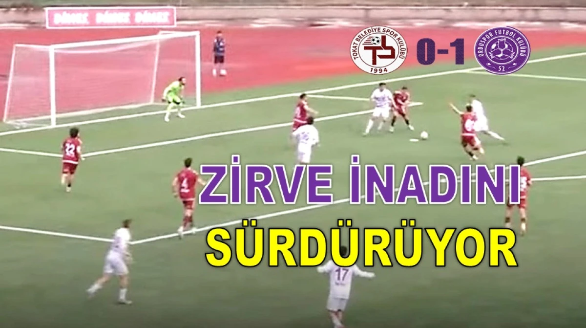 52 ORDUSPOR TOKAT DEPLASMANINDA 3 PUANI ALDI