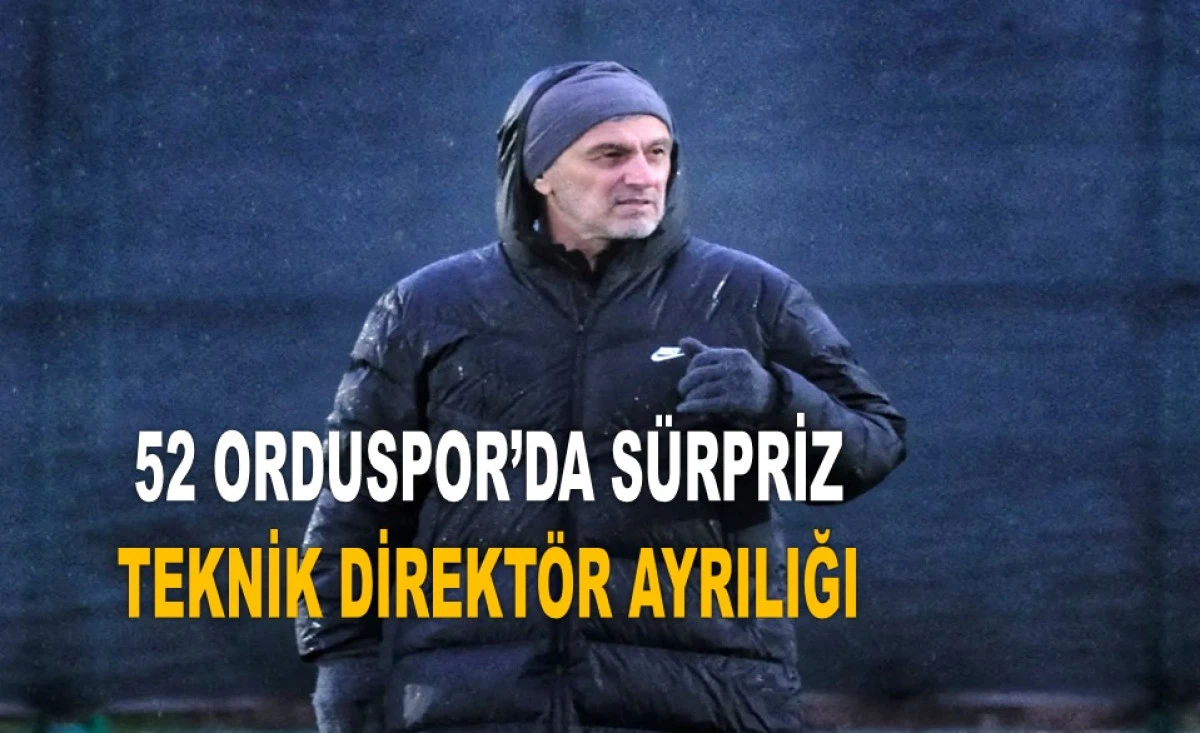 52 Orduspor&rsquo;da Şok Ayrılık: Sinan Bayraktar ile Yollar Ayrıldı