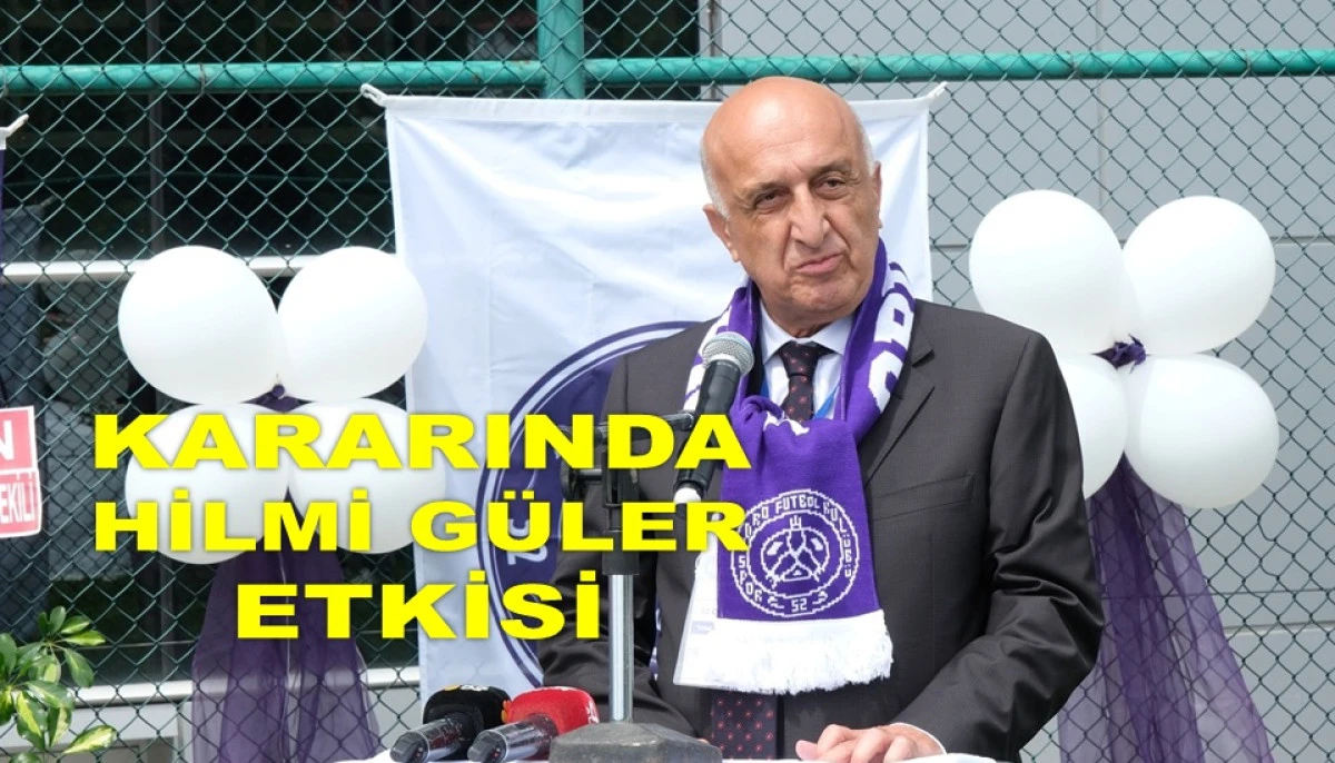 52 ORDUSPOR'DA ŞÜKRÜ BODUR'DAN DEVAM KARARI