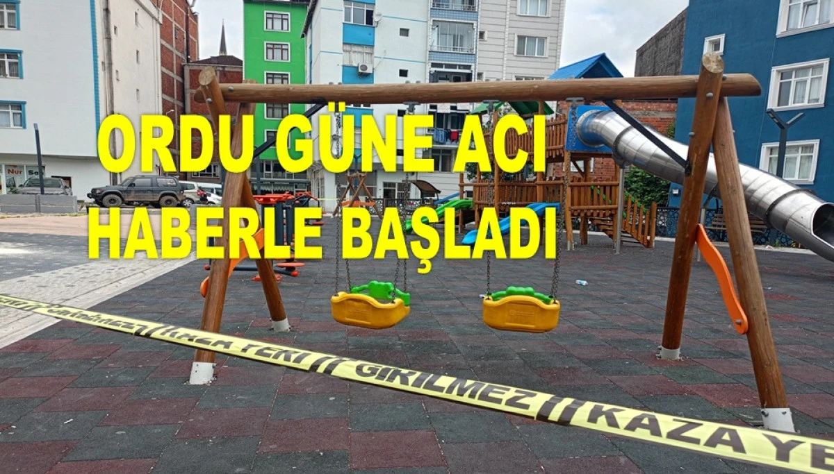 8 YAŞINDAKİ ÇOCUK PARKTA HAYATINI KAYBETTİ