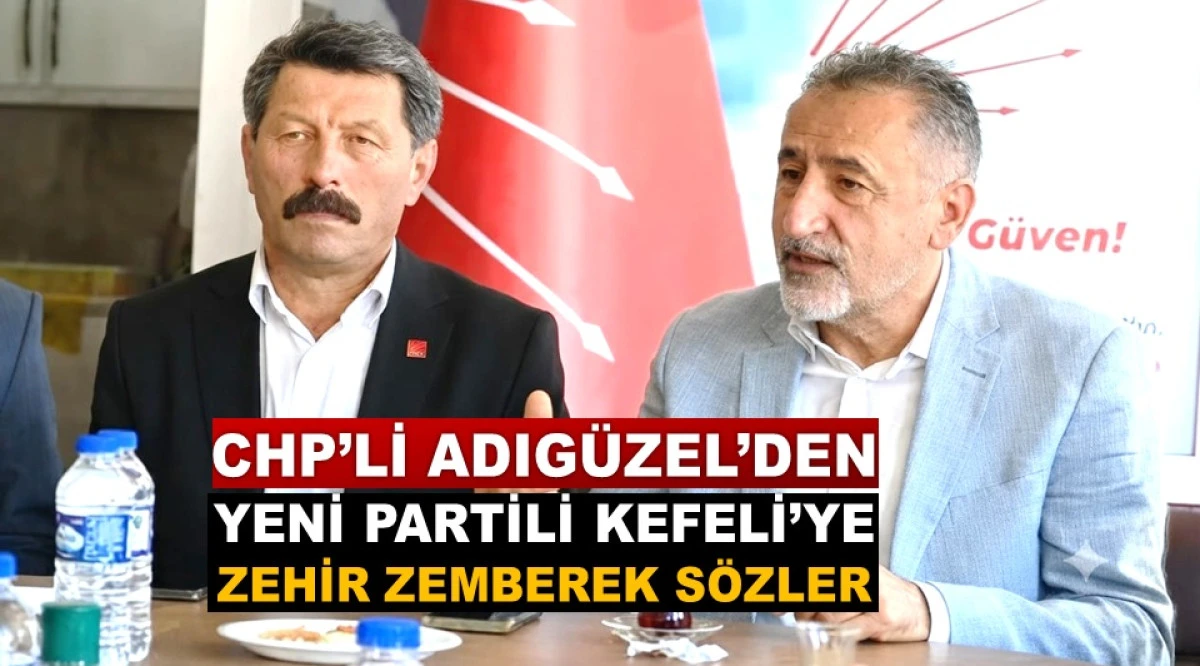 Adıg&uuml;zel&rsquo;den Yeni Partili Kefeli&rsquo;ye: 'Edepli Ol'