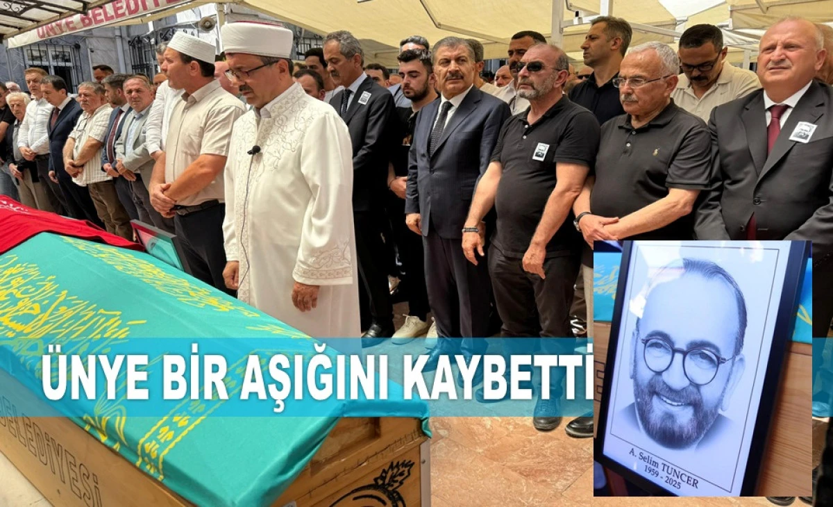 AHMET SELİM TUNCER SON YOLCULUĞUNA UĞURLANDI