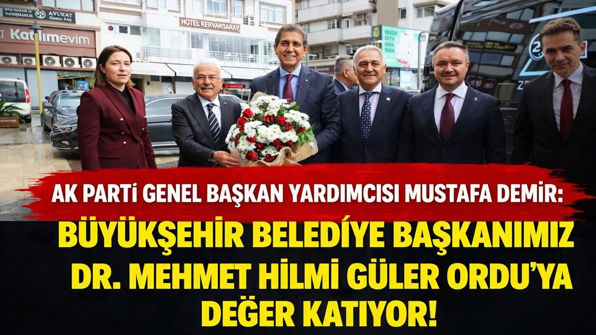 Ak Parti Genel Başkan Yardımcısı Demir B&uuml;y&uuml;kşehir&rsquo;de 