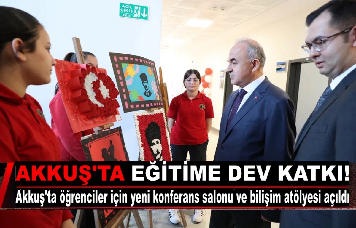 Akkuş&rsquo;ta Hayırseverlerden Eğitime Anlamlı Destek