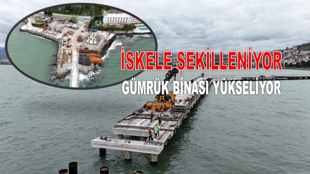 Altınordu Atat&uuml;rk Rıhtımı Adım Adım İlerliyor