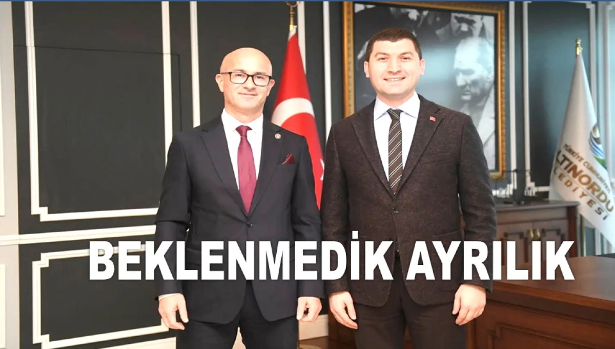 Altınordu Belediyesi'nde S&uuml;rpriz İstifa Haberi!