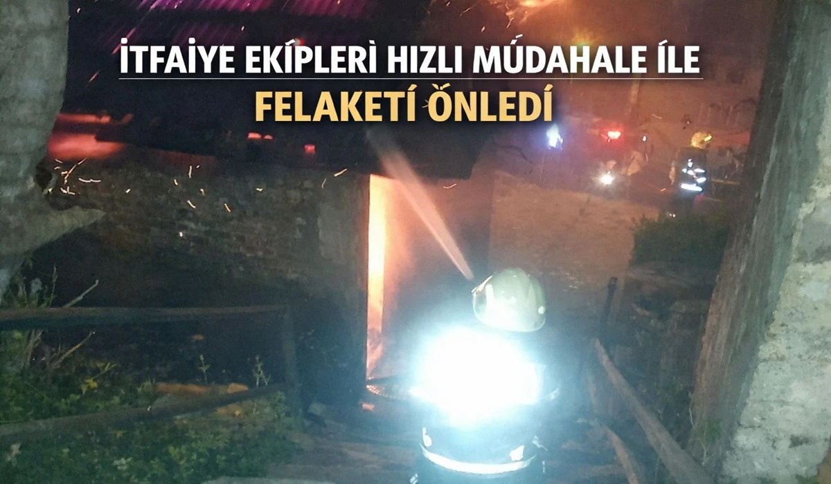 Altınordu&rsquo;da Korkutan Yangın, Can Kaybı Yok