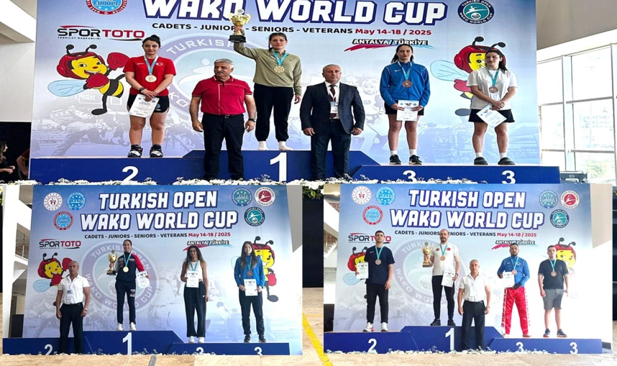 ANTALYA'DAKİ ŞAMPİYANAYA ORDULU SPORCULAR DAMGA VURDU