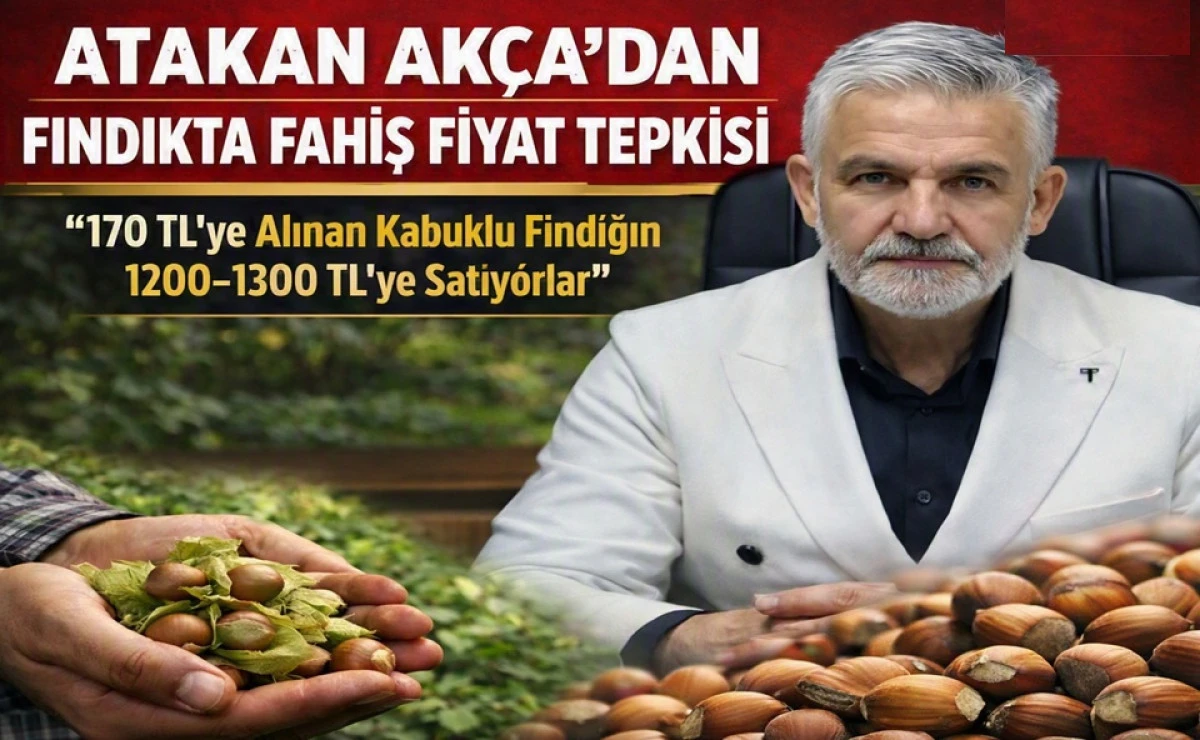 'Asıl Fahiş Fiyat Fındıkta, Neden Denetlenmiyor?'