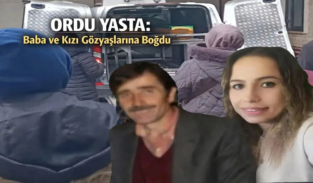 Baba ve &Ouml;ğretmen Kızı Son Yolculuğuna Uğurlanıyor