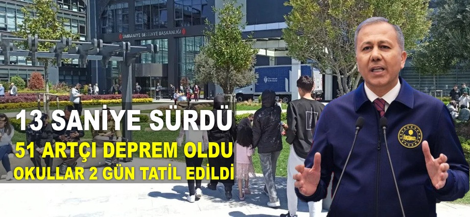 BAKAN YERLİKAYA: ÇOK ŞÜKÜR CAN KAYBIMIZ YOK