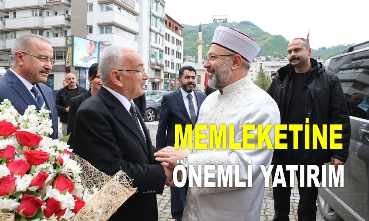 BAŞKAN ERBAŞ ORDU'YA DİYANET AKADEMİSİ KURUYOR