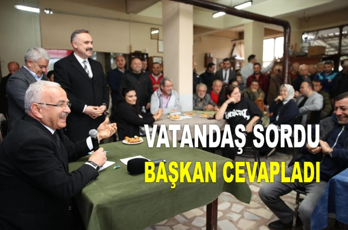 BAŞKAN GÜLER 1 GÜNDE 3 MAHALLEDE VATANDAŞI DİNLEDİ