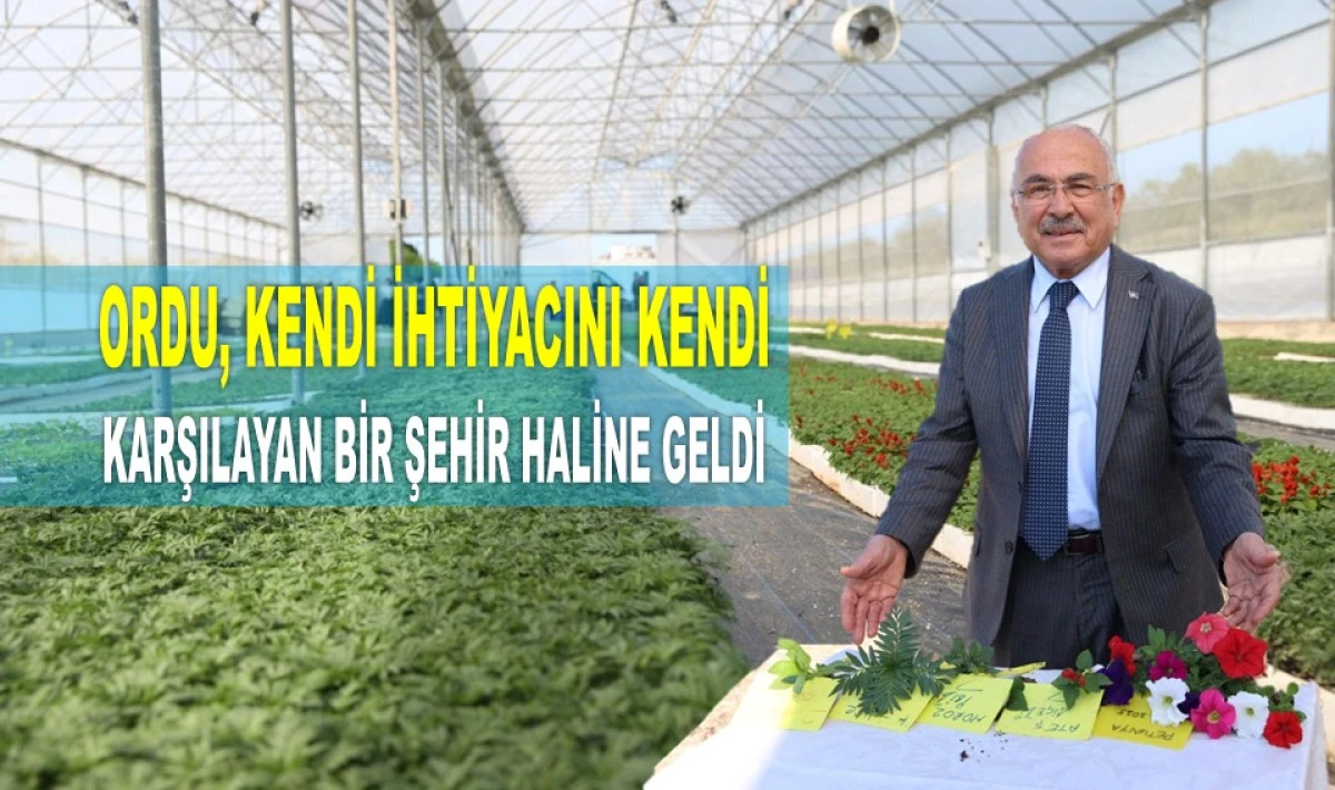 BAŞKAN GÜLER: BİZ LAFLA DEĞİL ÜRETEREK KONUŞUYORUZ