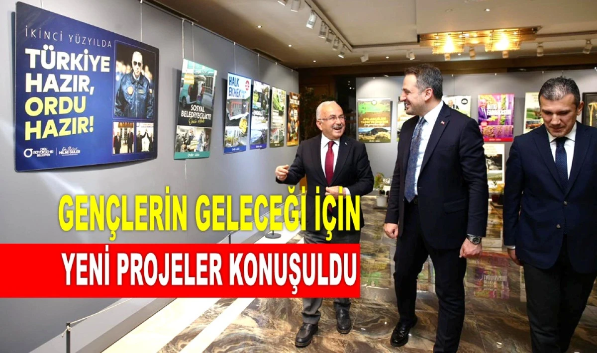 BAŞKAN GÜLER GENÇLİK VE SPOR BAKAN YARDIMCISINI AĞIRLADI