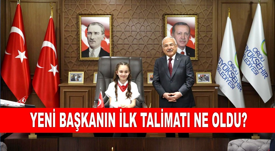 BAŞKAN GÜLER KOLTUĞUNU CEMRE SU KORKMAZ’A DEVRETTİ 