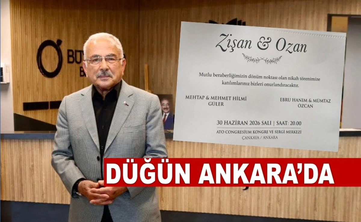Başkan Hilmi G&uuml;ler&rsquo;in Kızı D&uuml;nyaevine Giriyor!