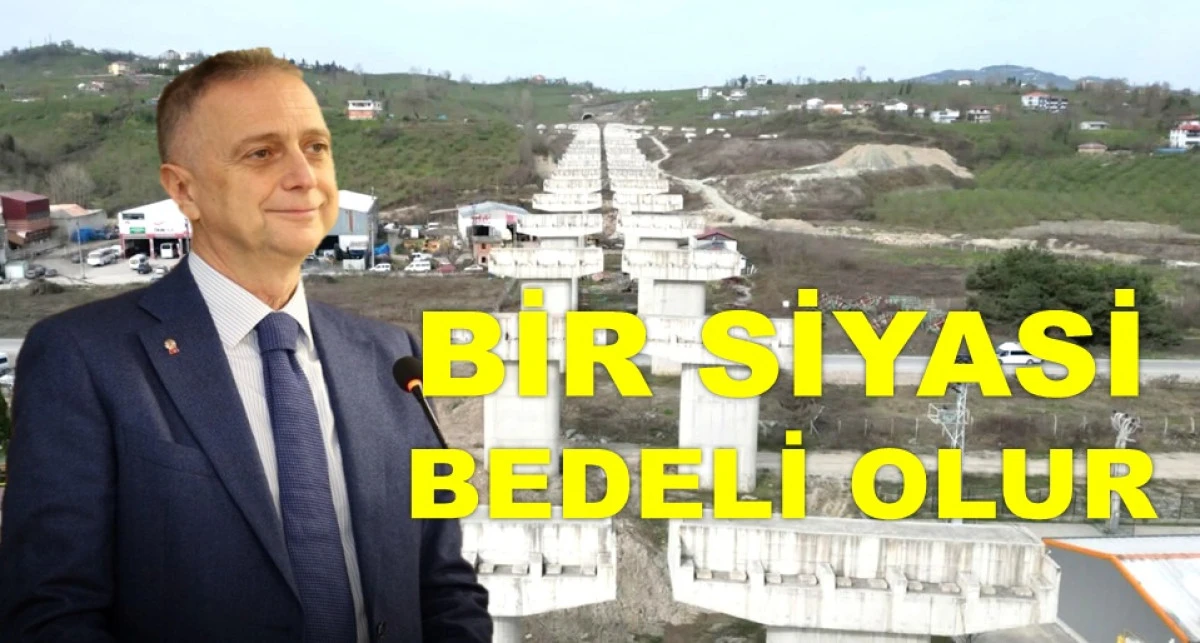 BAŞKAN KARLIBEL'DEN ORDU ÇEVRE YOLU TEPKİSİ