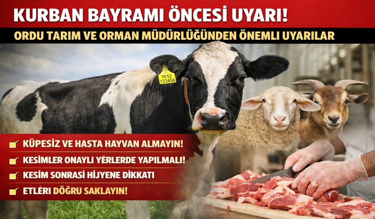 Bayram &Ouml;ncesi Uyarı: Kurban Keseceklere Kritik Hatırlatma