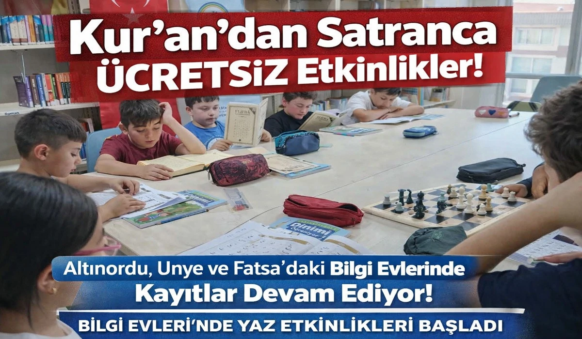 Bilgi Evleri&rsquo;nde &Uuml;cretsiz Yaz Etkinlikleri Başladı 