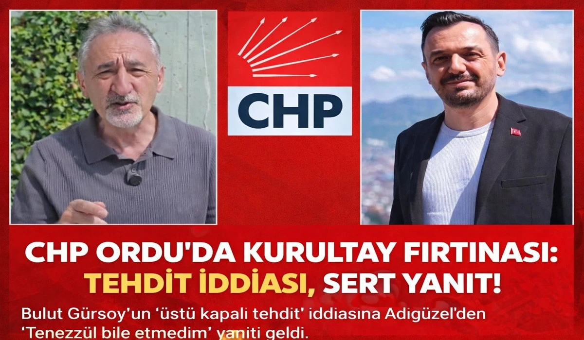 CHP Ordu&rsquo;da Kavga: 'Beni Tehdit Etti' - 'Tenezz&uuml;l Etmem!' 