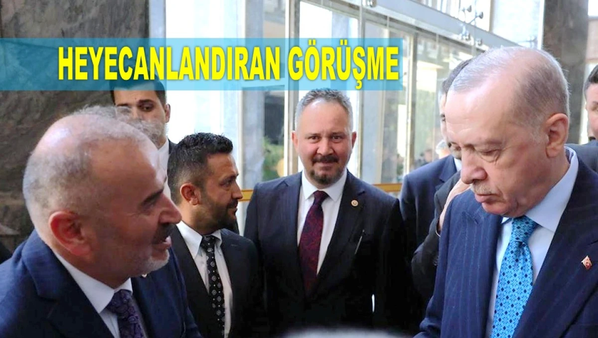 CUMHURBAŞKANI ERDOĞAN'A KUMRULULARIN SELAMINI İLETTİ