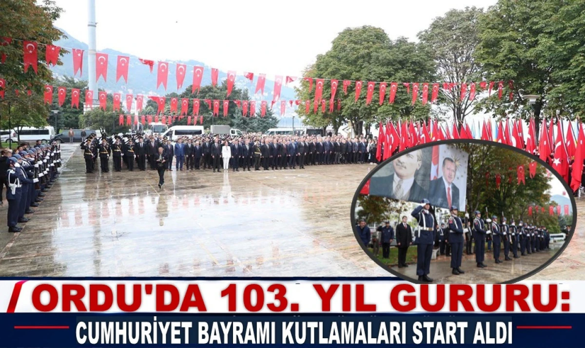 Cumhuriyetimizin 103. Yıl Coşkusu Ordu'da Başladı!