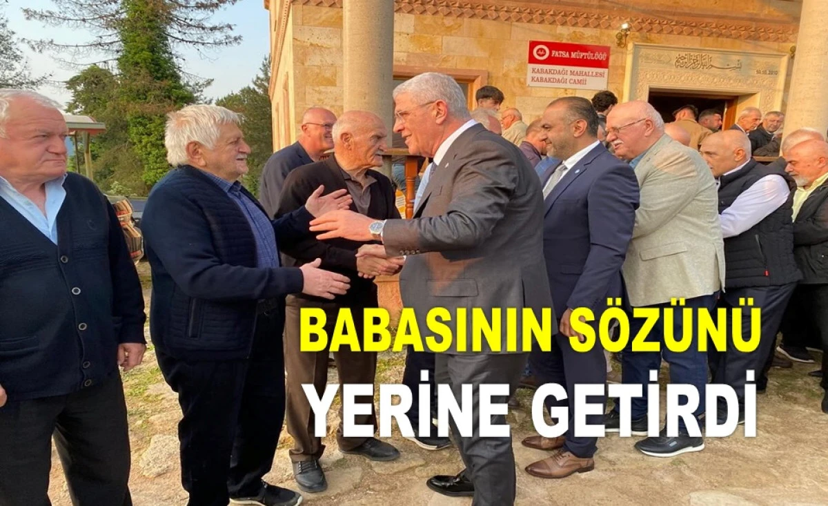 DERVİŞOĞLU 48 YIL SONRA KABAKDAĞ'DA BAYRAM NAMAZINI KILDI