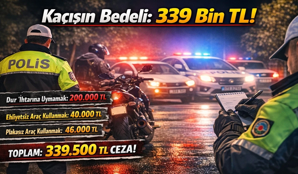 'Dur' İhtarına Uymamanın Faturası: 339 Bin TL