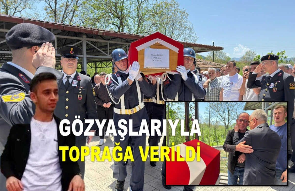 ELİM KAZADA CAN VEREN GENÇ ASTSUBAY DUALARLA UĞURLANDI