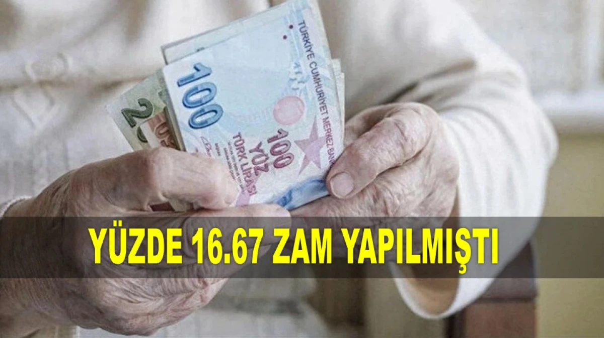EMEKLİLER ZAMLI MAAŞLARINI NE ZAMAN ALACAK?