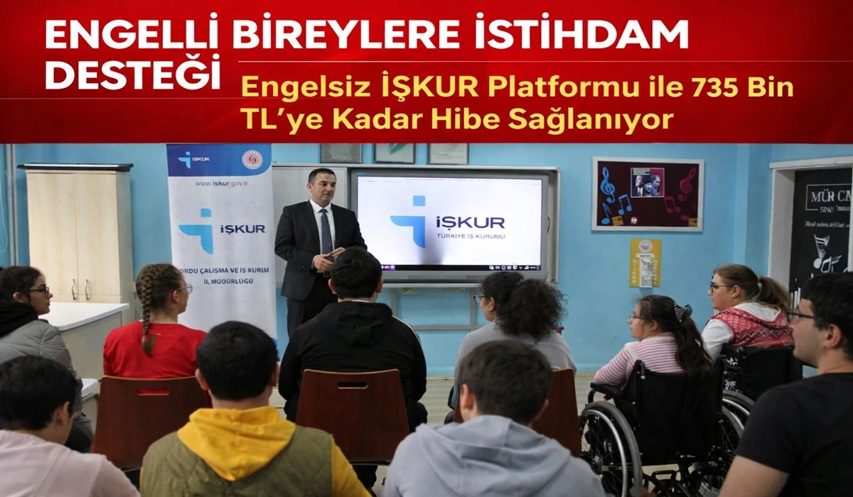Engellilere 735 Bin TL'ye Kadar Hibe Desteği!