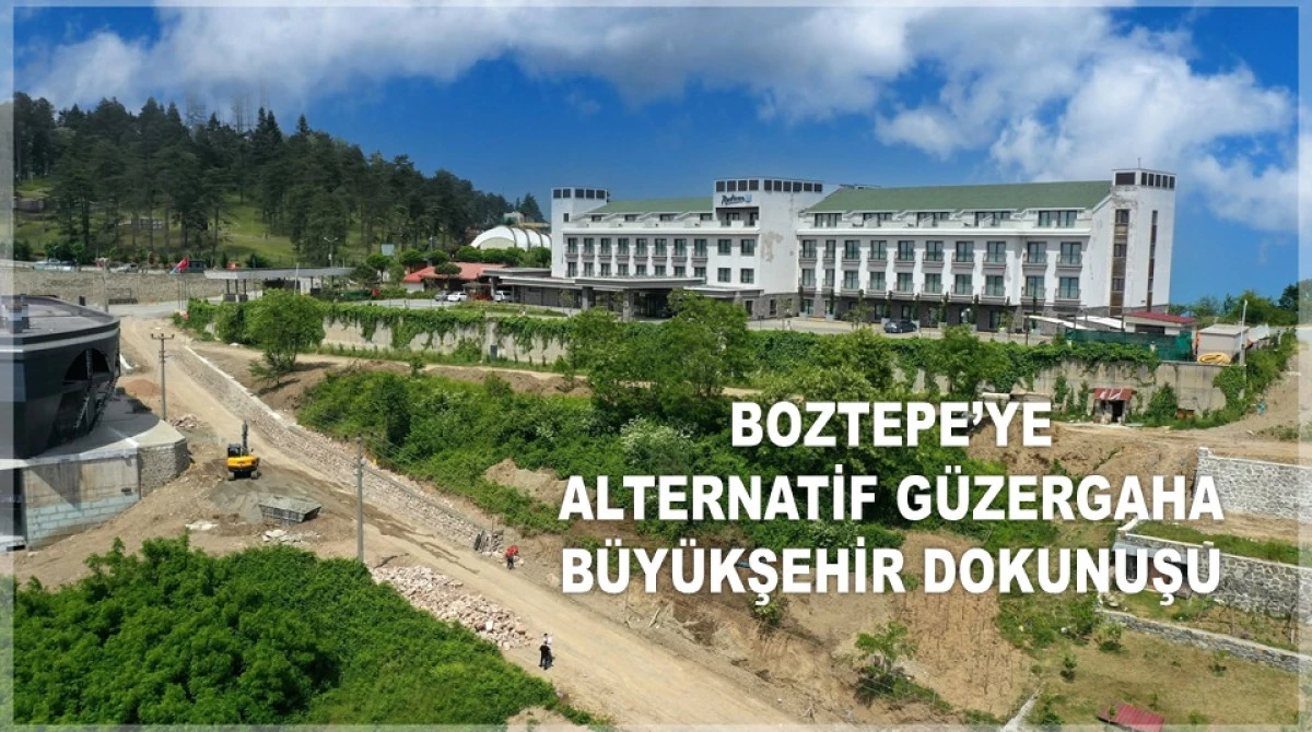 Eski Boztepe Yolu Sıcak Asfaltla Yeniden Hayat Buluyor