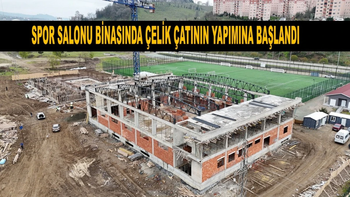 Eskipazar Spor Kompleksinin İnşası S&uuml;r&uuml;yor