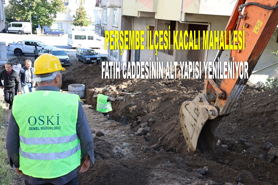 FATİH CADDESİ'NE İLK KAZMA VURULDU