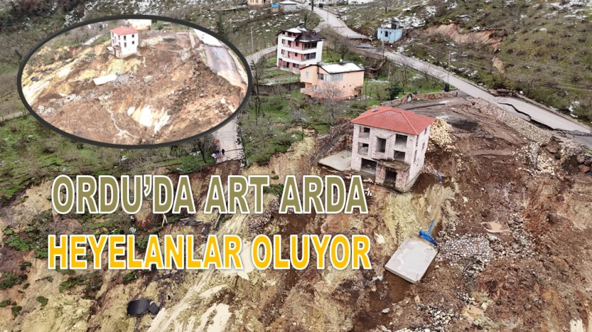Fatsa İslamdağ&rsquo;da Heyelan: 4 Ev ve Halı Saha Yıkıldı