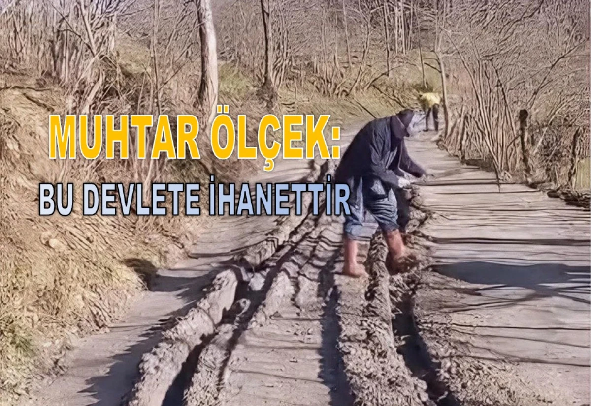 Fatsa'da Beton Yol Kasıtlı Olarak Tahrip Edildi