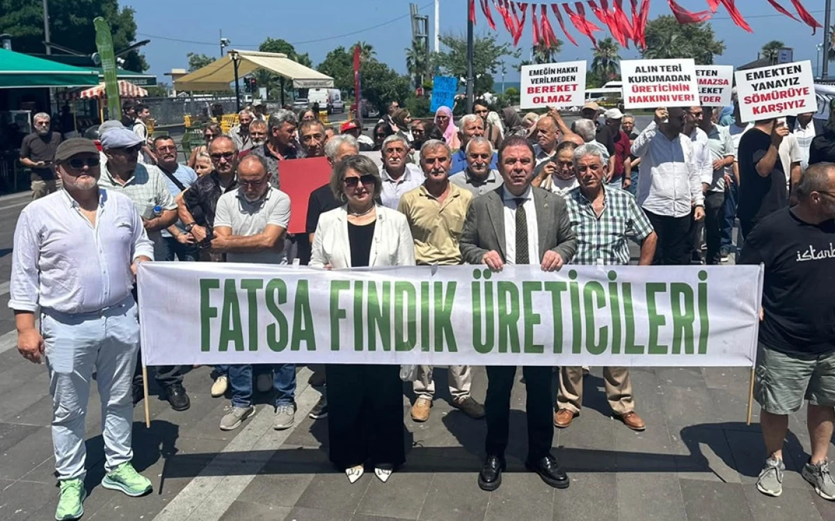 Fatsa'da &Uuml;reticilerden &Ccedil;ağrı: Emeğimizin Karşılığını İstiyoruz