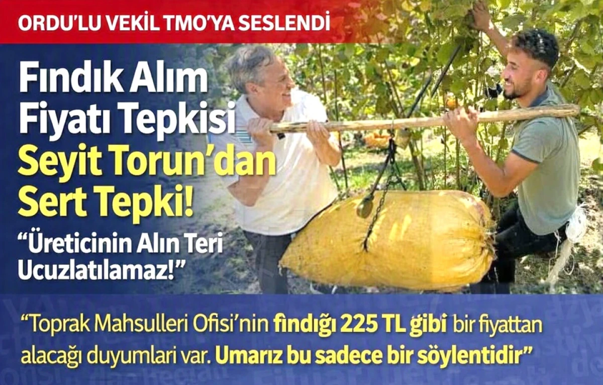 Fındık Fiyatı 225 TL'mi? Torun, Umarım S&ouml;ylentidir