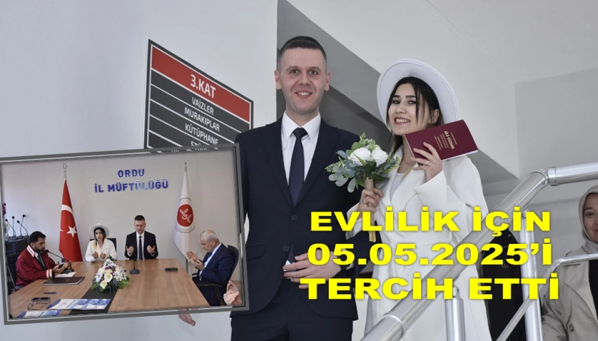 GENÇ KOMİSERİN NİKAHINI ORDU İL MÜFTÜSÜ KIYDI
